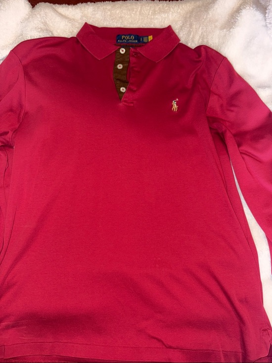 Polo Ralph Lauren Other - Polo by Ralph Lauren Girls' Bright Pink Long-Sleeve Polo